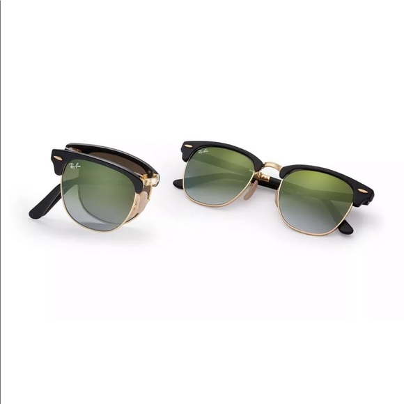 Ray-Ban Other - Ray Ban folding clubmaster sunglasses green